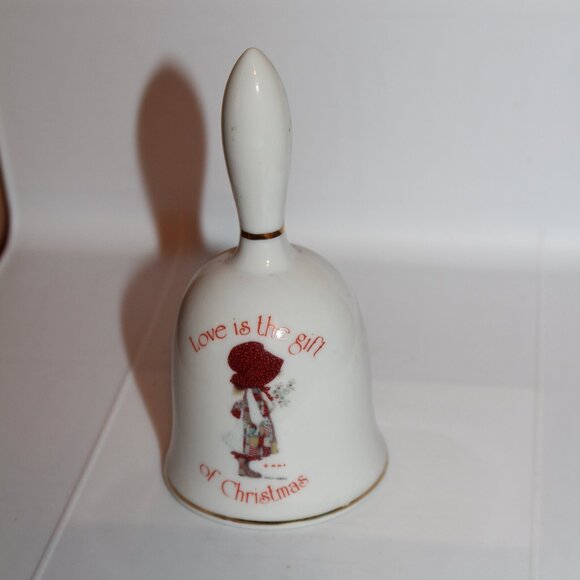 🍁5/$25🎃 Holly Hobbie Christmas Bell 1977 - Picture 1 of 2
